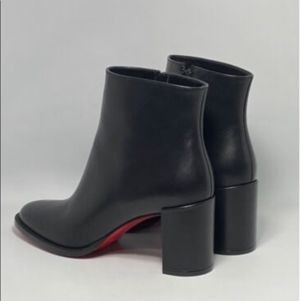 Louboutins “Adoxa” ankle booties size 36